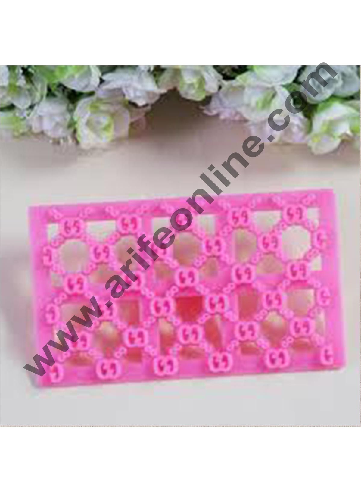 Cake Decor Fondant Quilt S Alphabet Quilt Cutter Cake Cupcake Embossing Decorating Tool Embosser cookie mold
