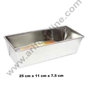 Cake Decor Aluminum Bread Loaf Big 25 cm x 11 cm x 7.5 cm