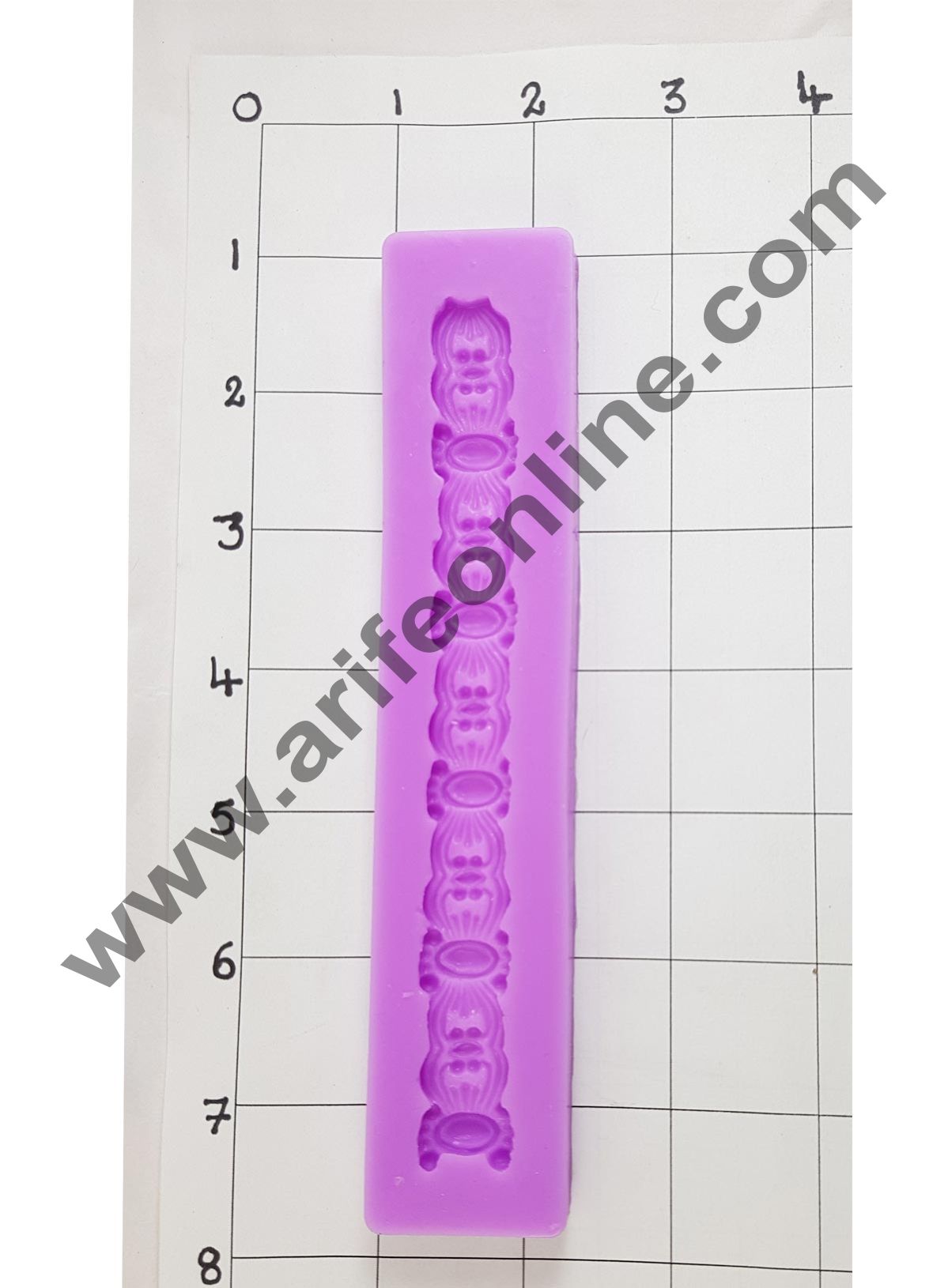 Cake Decor Silicon String Lace Shape Design Fondant Clay Marzipan Cake Decoration Mould