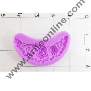 Cake Decor Silicon Royal Graden Flowers Mold Shape Floral Fondant Clay Marzipan Cake Decoration Mould