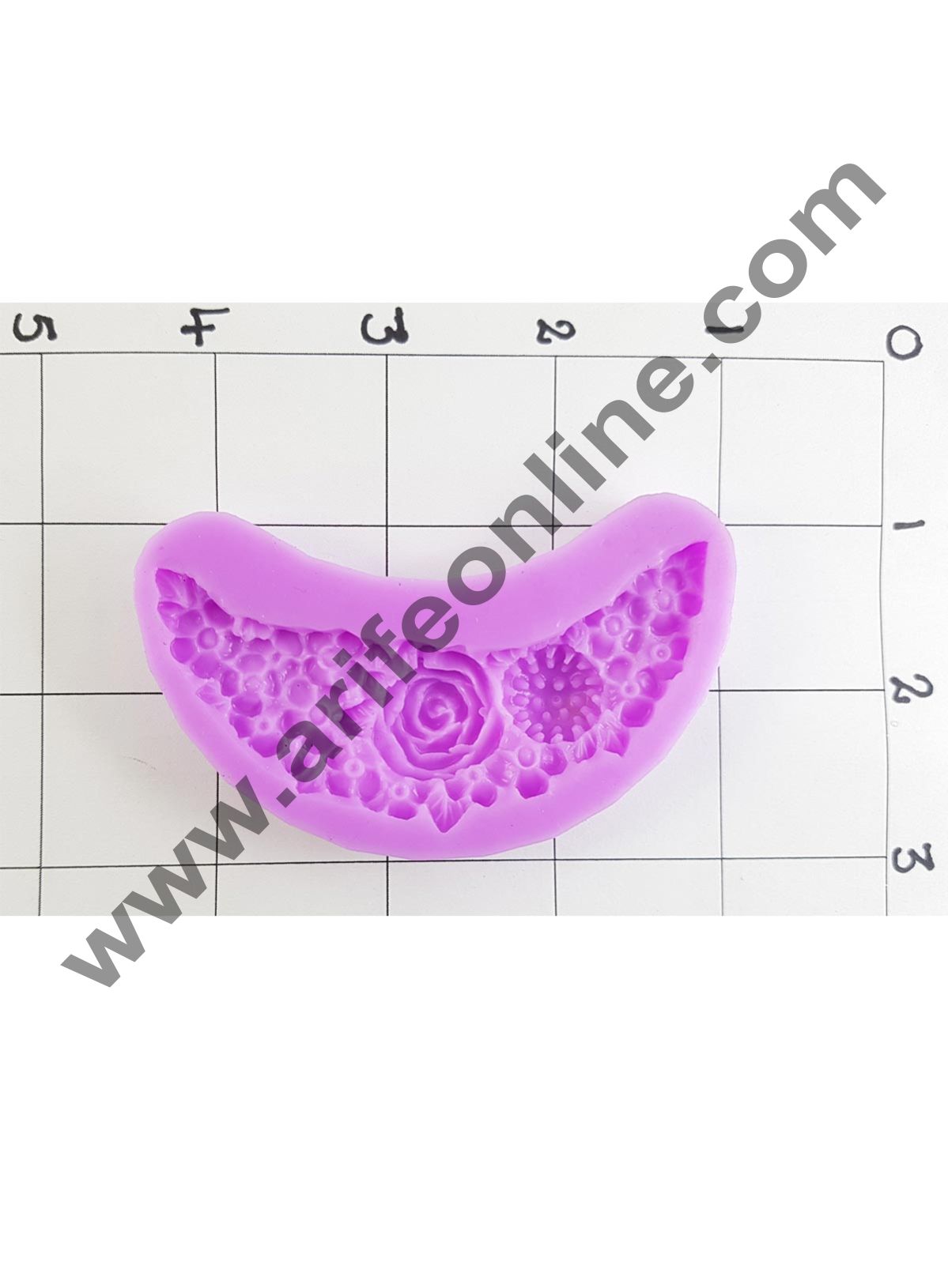 Cake Decor Silicon Royal Graden Flowers Mold Shape Floral Fondant Clay Marzipan Cake Decoration Mould