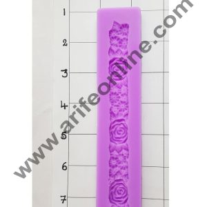 Cake Decor Silicon String Flowers Shape Design Fondant Clay Marzipan Cake Decoration Mould