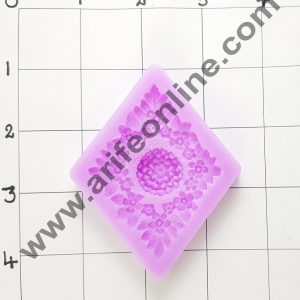 Cake Decor Silicon 1Pcs Medium Garden Flowers Shape Fondant Clay Marzipan Cake Decoration Mould