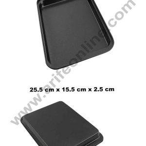 Cake Decor Non Stick Tray Small 25.5 cm x 15.5 cm x 2.5 cm