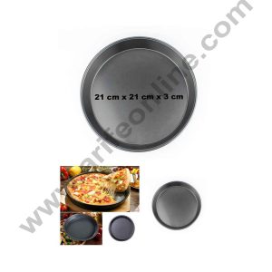 Cake Decor Non Stick Pizza Pan Heavy 21 cm x 21 cm x 3 cm