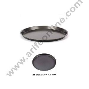 Cake Decor Non Stick Pizza Pan 0.5 inch Hright (Medium 24 cm)