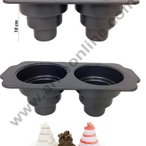 Cake Decor Non-Stick 3-Tier Wedding Cake Muffin Cupcake Pudding Chocolate Mold