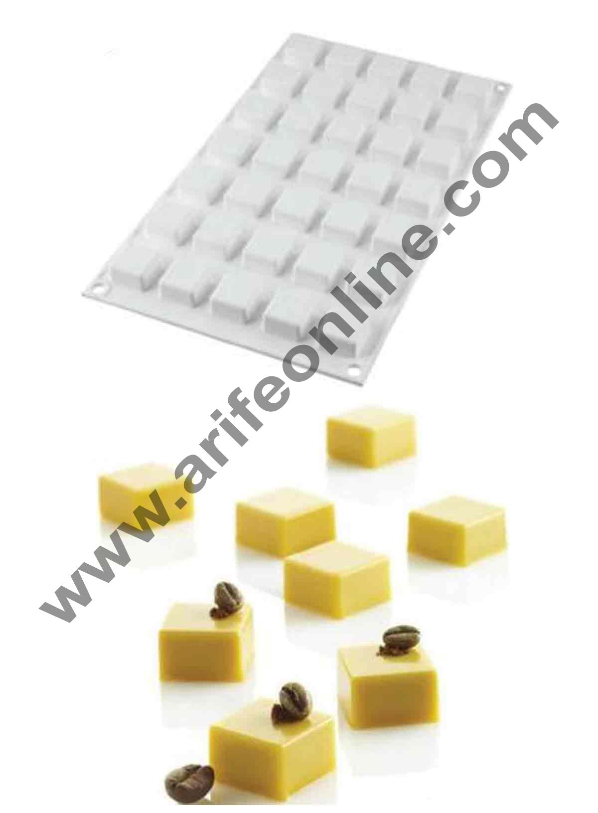 Cake Decor Silicon Micro Square Design Cake Mould Entremet Mold Mousse Cake Mould Silicon Moulds