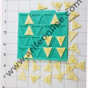 Cake Decor Silicon Big A to Z Alphabet Fondant Clay Marzipan Cake Decoration Mould