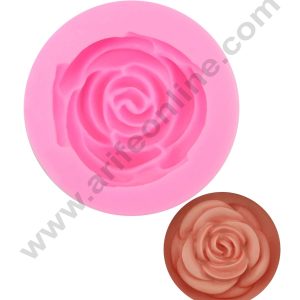 Cake Decor 1pcs Rose Silicone 3D Flower Fondant Mold