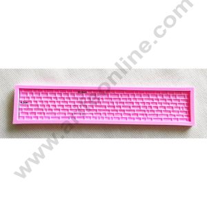 Cake Decor Silicone 1pcs Brick Wall Border Mould Fondant Mold