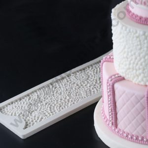 Cake Decor Silicone 1pcs Pearl Strip Cake Border Decorating Fondant Mould