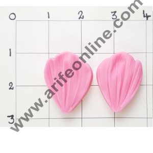 Cake Decor Silicon Small Pink Veiners Leaves Shape Fondant Clay Marzipan Cake Decoration Mould