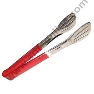 Cake Decor 1pc Barbecue Stainless Steel Clip Clamp with Rubber / Silicon Handle Food Tong