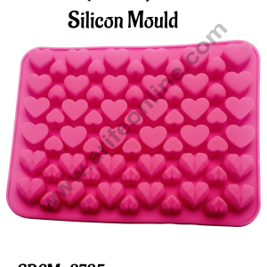 CAKE DECOR™66 Cavity 3 Shape of Heart Silicon Mould
