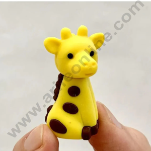 Mini Giraffe Rubber Cake Topper - 3 Pcs Set -CAKE DECOR™