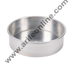 Cake Decor Round Aluminum Cake Mould Thali 8in x 2in