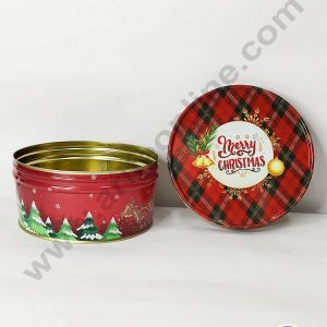 CAKE DECOR™ Dream Cake Tin Torte Cake Cookie Cake Tin Christmas Design 04 - 5.5 x 2.7 Inch