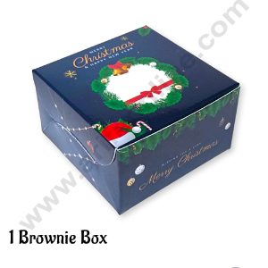 CAKE DECORβ’ Christmas Theme 1 Cavity Brownie Boxes β Theme 10 ( 5 Pcs Pack )