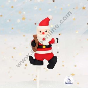 CAKE DECOR™ 1 Piece Santa Claus Mini figurine Cake Toppers - Theme 01 (SBT-C-010)