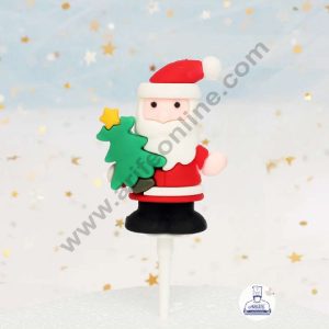 CAKE DECOR™ 1 Piece Santa Claus Mini figurine Cake Toppers - Theme 02 (SBT-C-011)