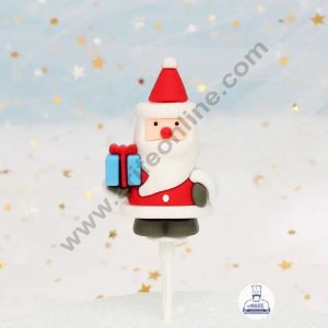 CAKE DECOR™ 1 Piece Santa Claus Mini figurine Cake Toppers - Theme 03 (SBT-C-012)