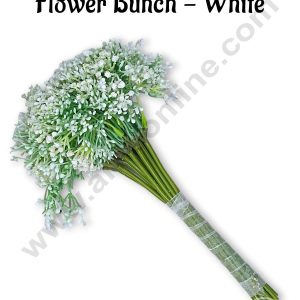 Cake Decor™ Gypsies Artificial Flower For Cake Decoration – White( 1 Bunch )