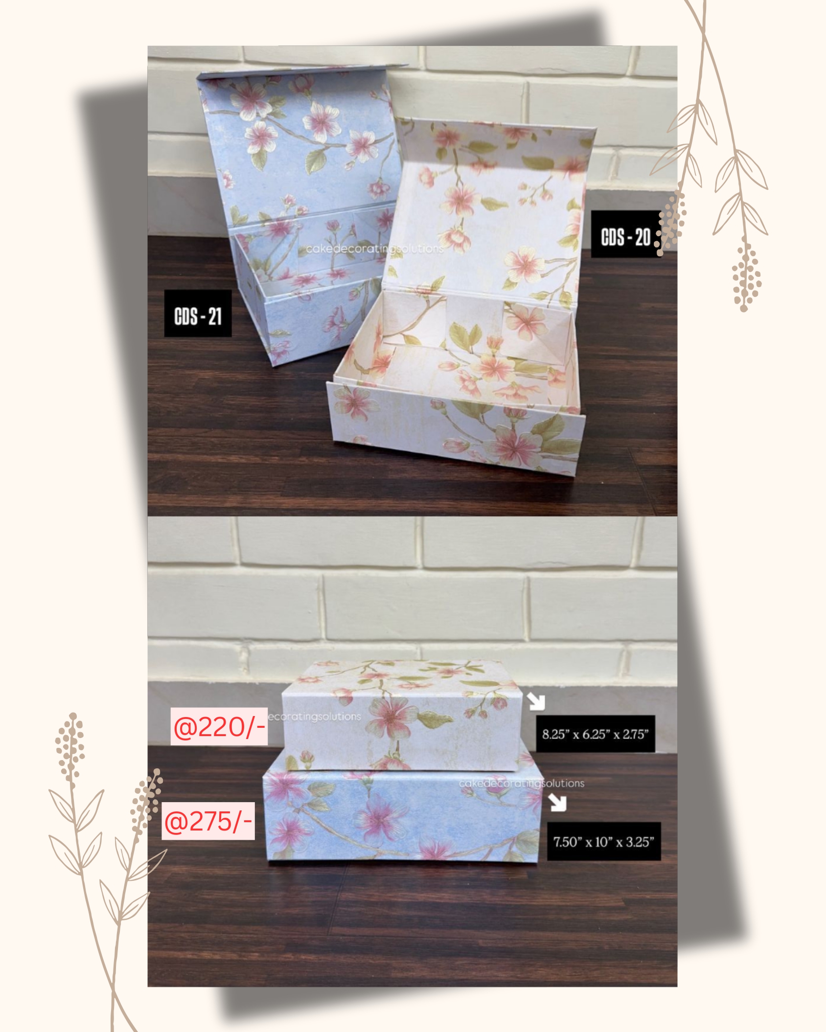 Hamper Magnet Box Big (8.25"×6.25"×2.75", 7.5"×10"×3.25") - Image 1