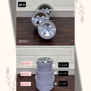 Hamper Box Round Window (5"Dia×Height 3",×6.5" Dia×Height 3.5, 8" Dia×4.25 Height")
