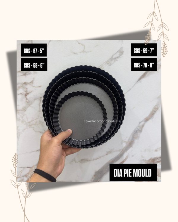 Non Stick 5",6",7",8" Dia Pie Mould