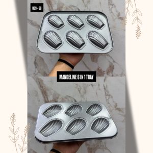 Non Stick 6 in 1 Mandeline Cake Tray