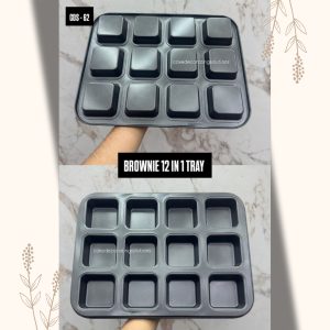 Non Stick 12 in 1 Brownie Tray