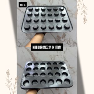 Non Stick 24 in 1 Mini Cup Cake Tray