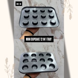 Non Stick 12 in 1 Mini Cup Cake Tray