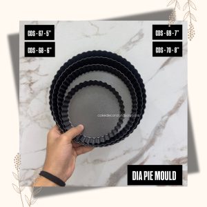 Non Stick 5",6",7",8" Dia Pie Mould