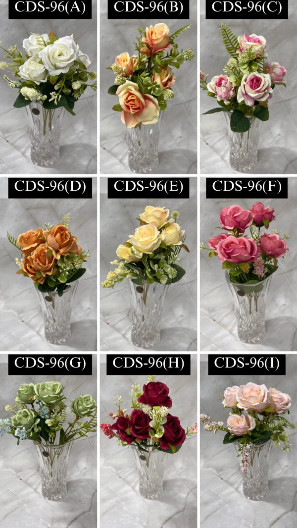 5 Pcs Peony Small Bunch -Assorted colour