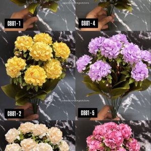 10 Hydrangea Flower Bunch - Assorted