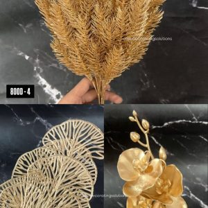 Gold Ginkgo Lead Heart|Gold Ginkgo Lead Maidienhair|Gold Angel Pine Bunch