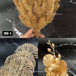 Gold Ginkgo Lead Heart|Gold Ginkgo Lead Maidienhair|Gold Angel Pine Bunch