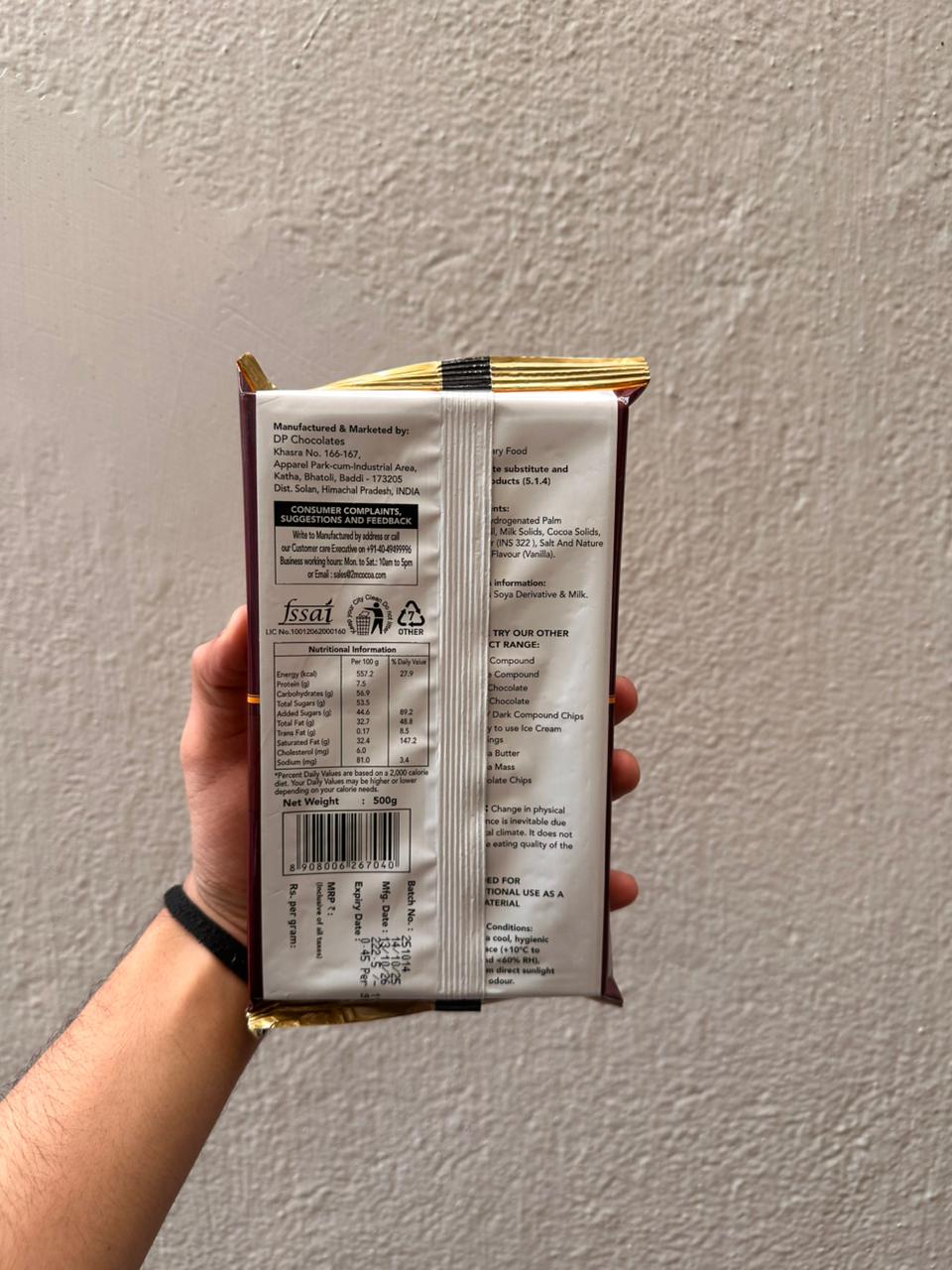 2m Dark Compound Chocolate - Image 4