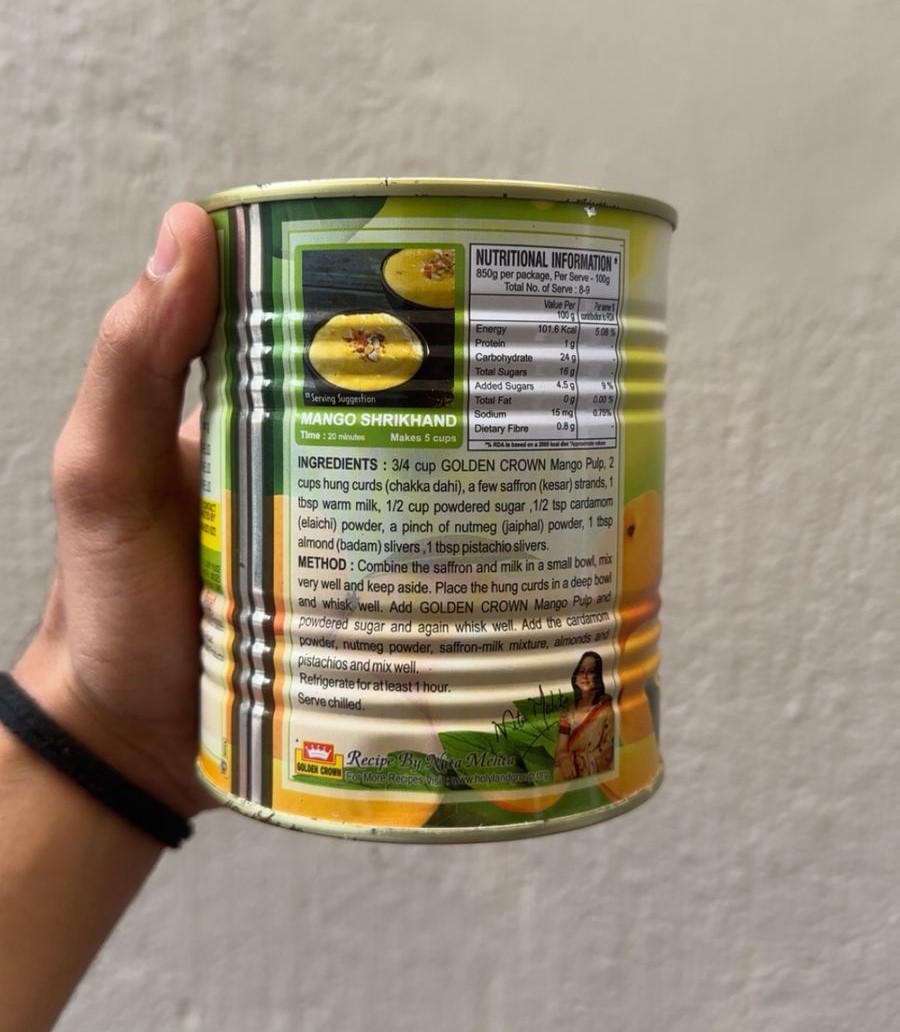 Golden Crown Alphonso Mango Pulp - Image 2