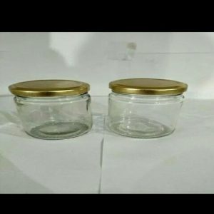200Ml Short Height Glass Jar with Lids
