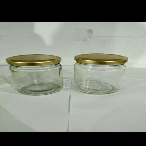 200Ml Short Height Glass Jar with Lids