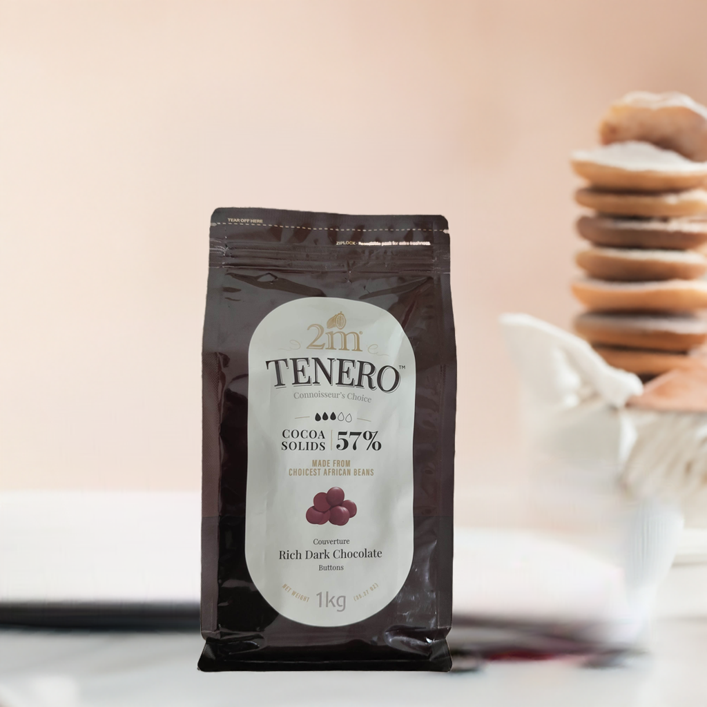 2M Tenero  Dark Chocolate 57%-1kg - Image 1
