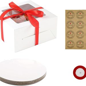 2 Pound White Window Box 10 x 10 x 5