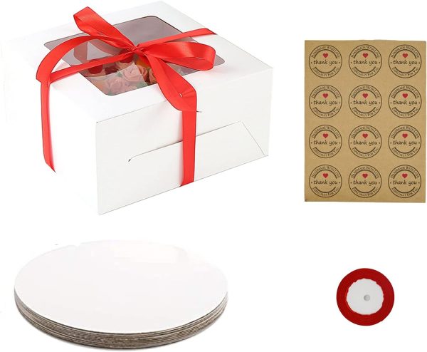 2 Pound White Window Box 10 x 10 x 5