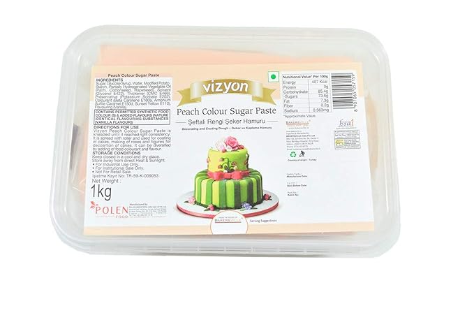 Vizyon Sugar Paste Cream 1 Kg - Image 1