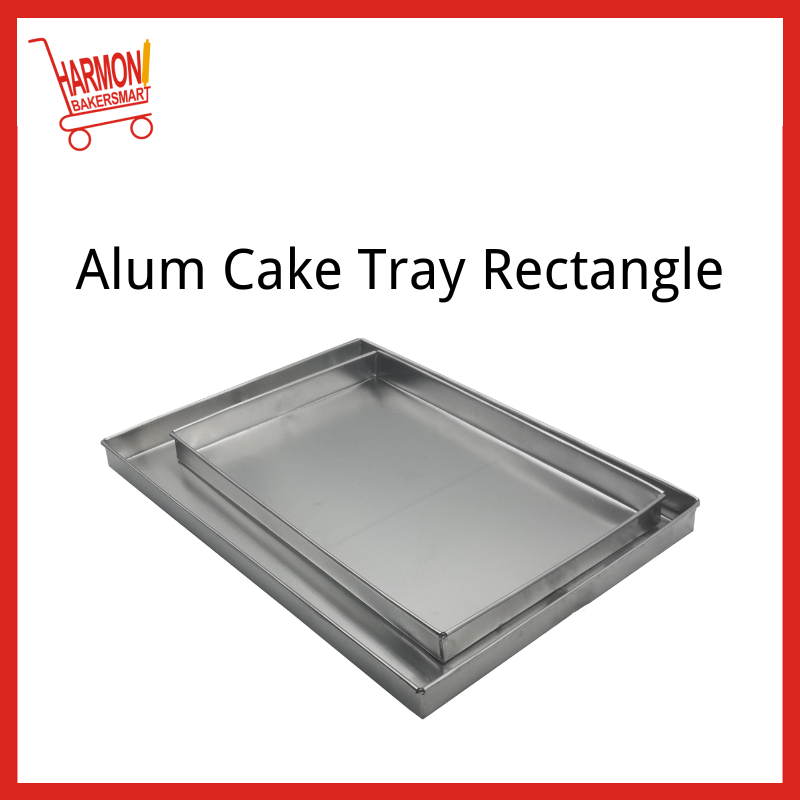 Almunium Rectangle Tray 11*7 - Image 1