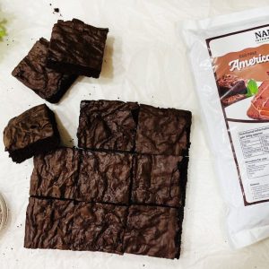 Bakersveggie Eggless American Brownie Premix 1 Kg