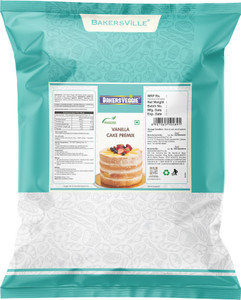 Bakersveggie Eggless Vanilla Cake Premix 1 Kg